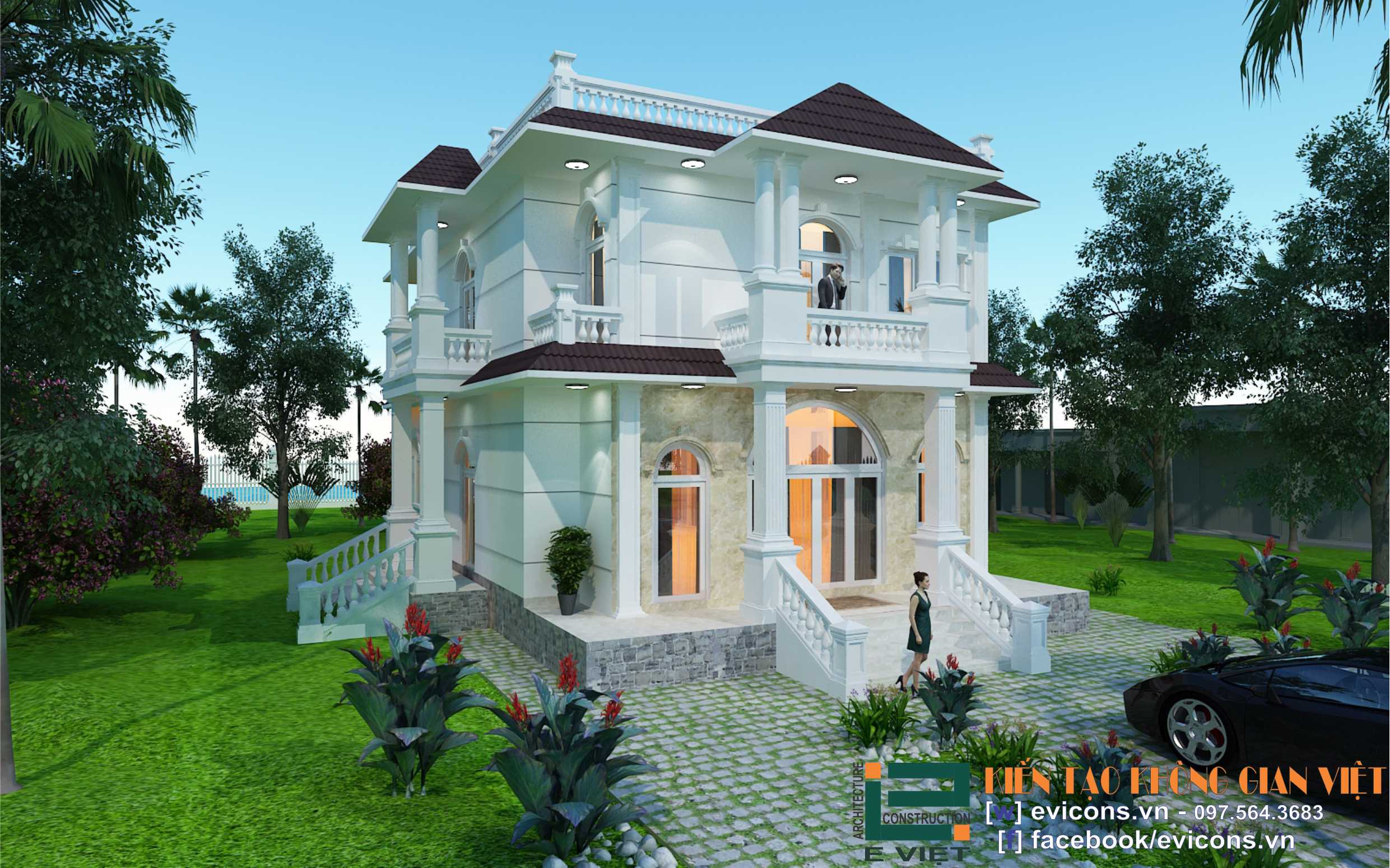 biệt thự có sân vườn đẹp