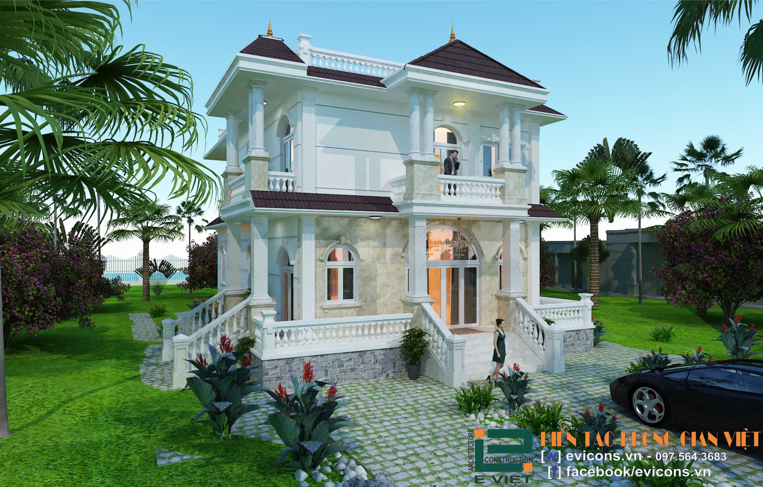 biệt thự có sân vườn đẹp