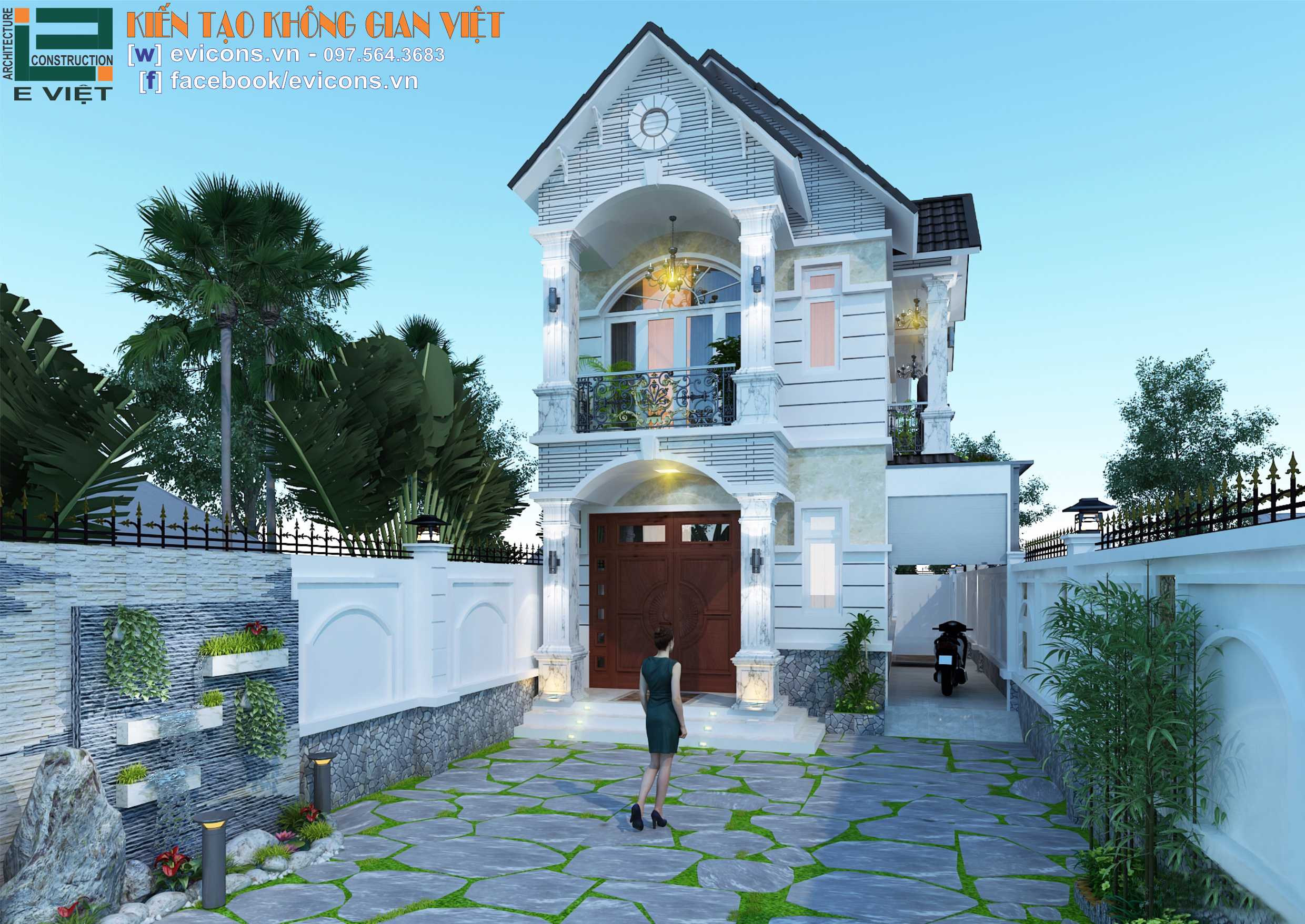 biệt thự sân vườn tọa lạc tại huyện bình chánh 