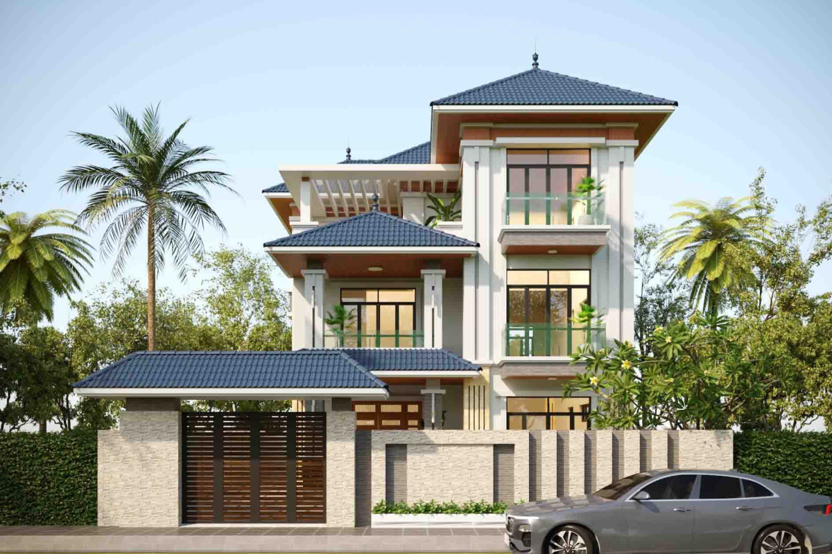 mẫu biệt thự 3 tầng đẹp