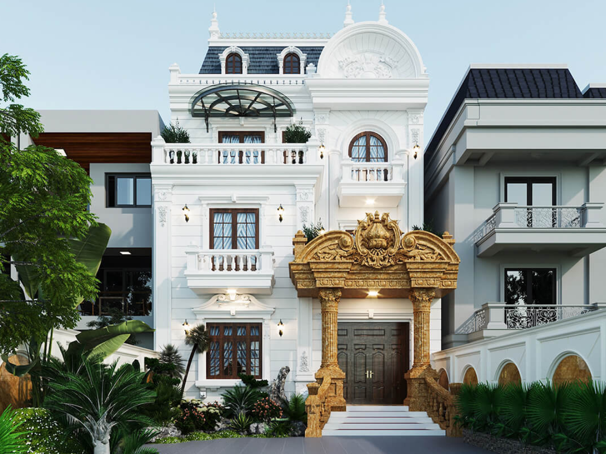 biệt thự phong cách tân cổ điển