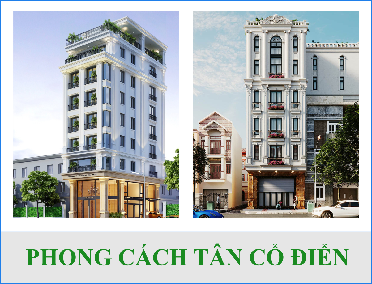 tòa nhà văn phòng phong cách tân cổ điển