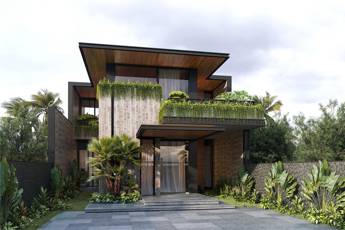 biệt thự sân vườn hiện đại